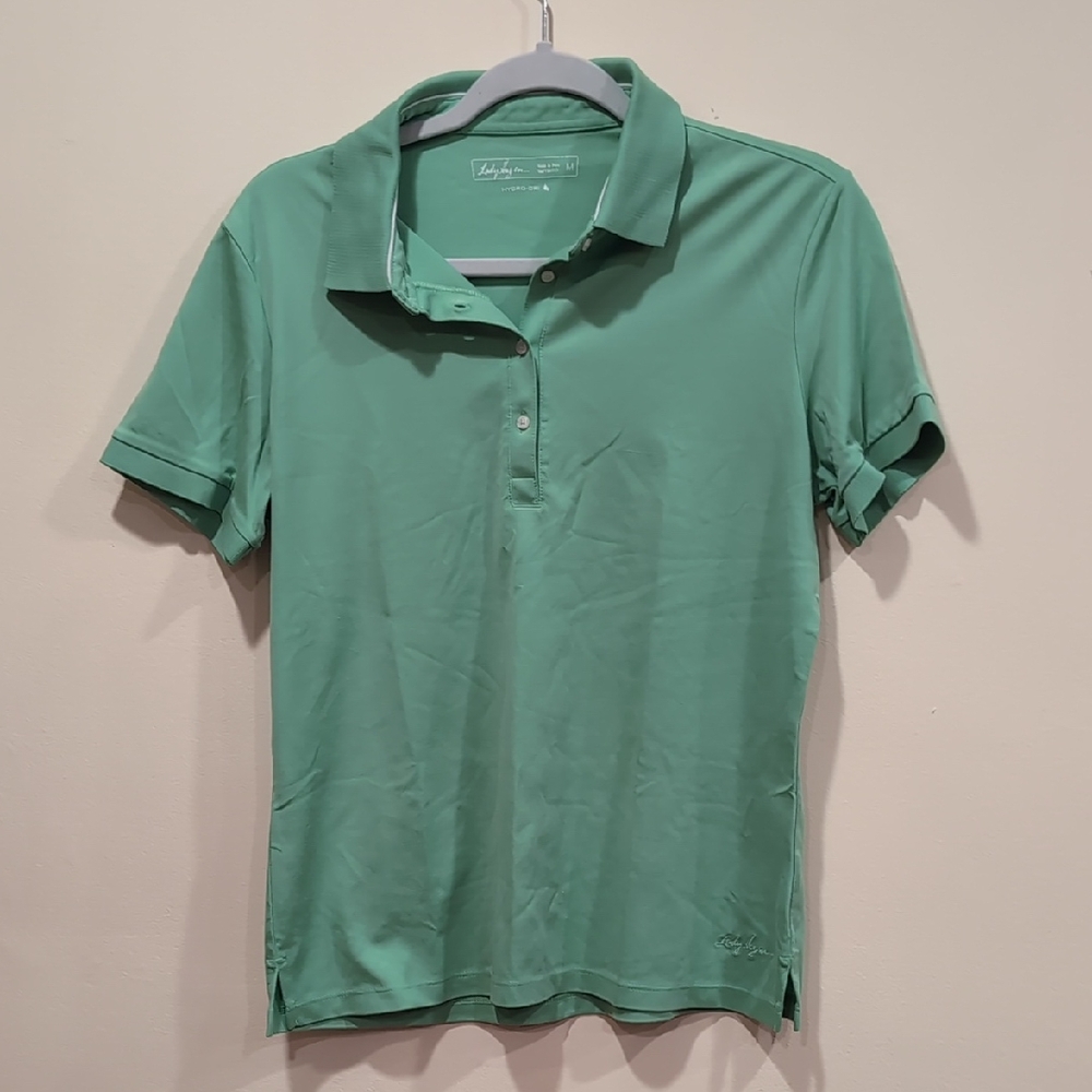 Lady Hagen Green Button Down Shirt